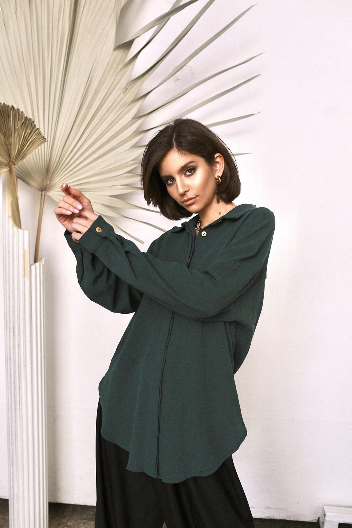 

Рубашка Bohemai Jovena со скрытыми пуговицами Nefti