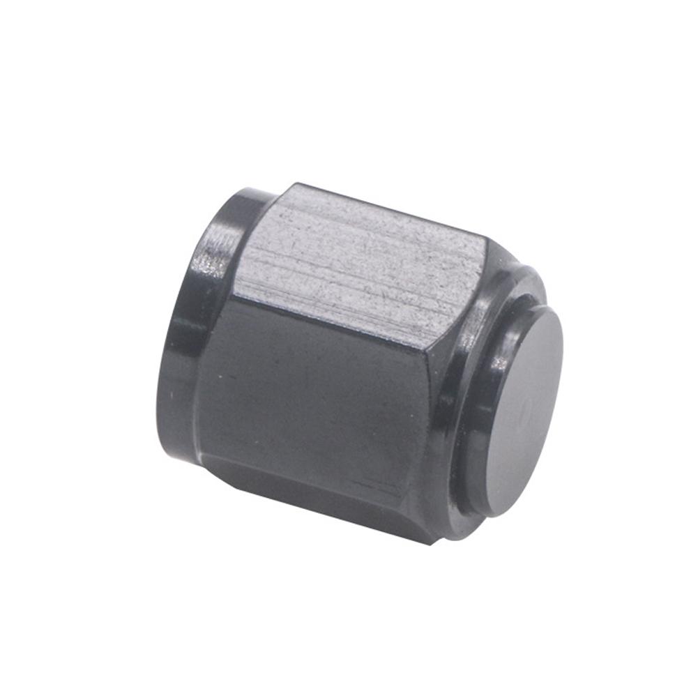 AN4 AN6 AN8 AN10 AN12 Female Flare Cap Block Off Fitting Plug Aluminum Swivel Hex Head Nut Port Adapter for Fuel Oil Line