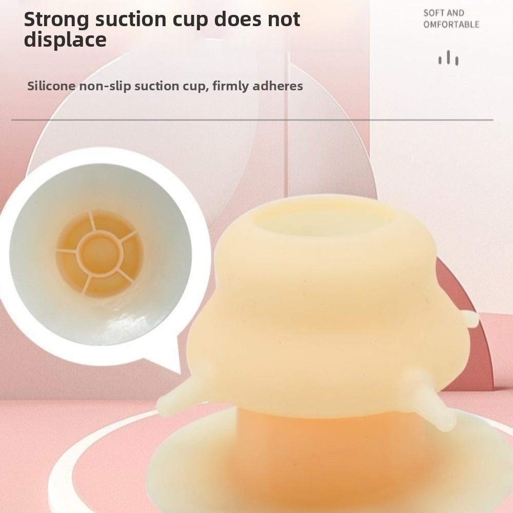 Cat Food Dispenser Kitten Nipple Feeder Nipple Suction Cup Base Bionic Nipple Puppy Milk Feeder Pet Food Storage 230ml Pet Bowl