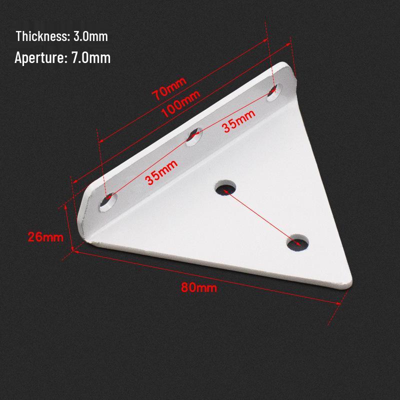 Invisible Triangle Wall Mount Bracket for Shelf Support