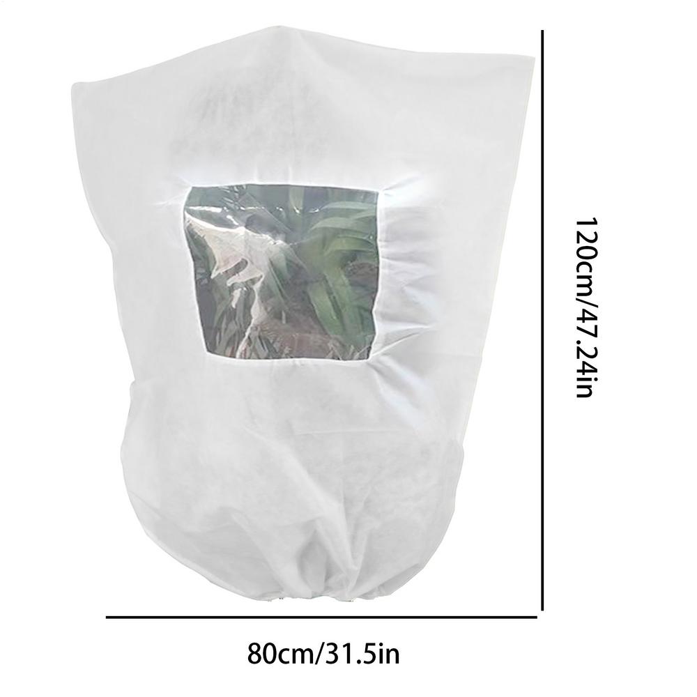Plant protection cover antifreeze cover for Winter Garden Freeze Frost Cover with Drawstring Shrubs Blanket Greenhouse