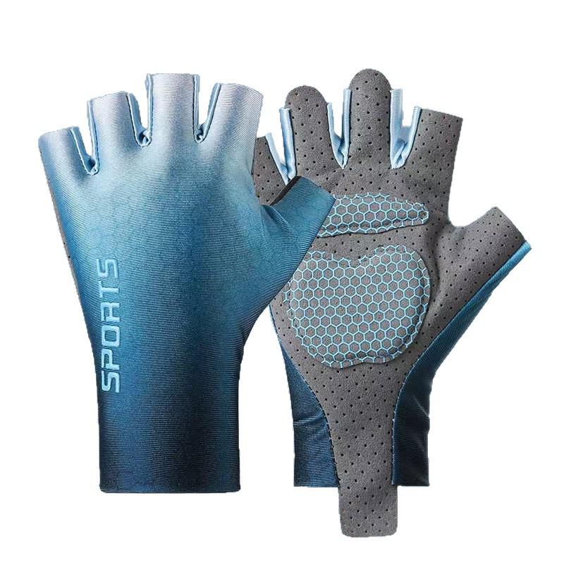 Kids' Non-Slip Half-Finger Sports Gloves for Cycling, Skating, and Fitness with Palm Protection