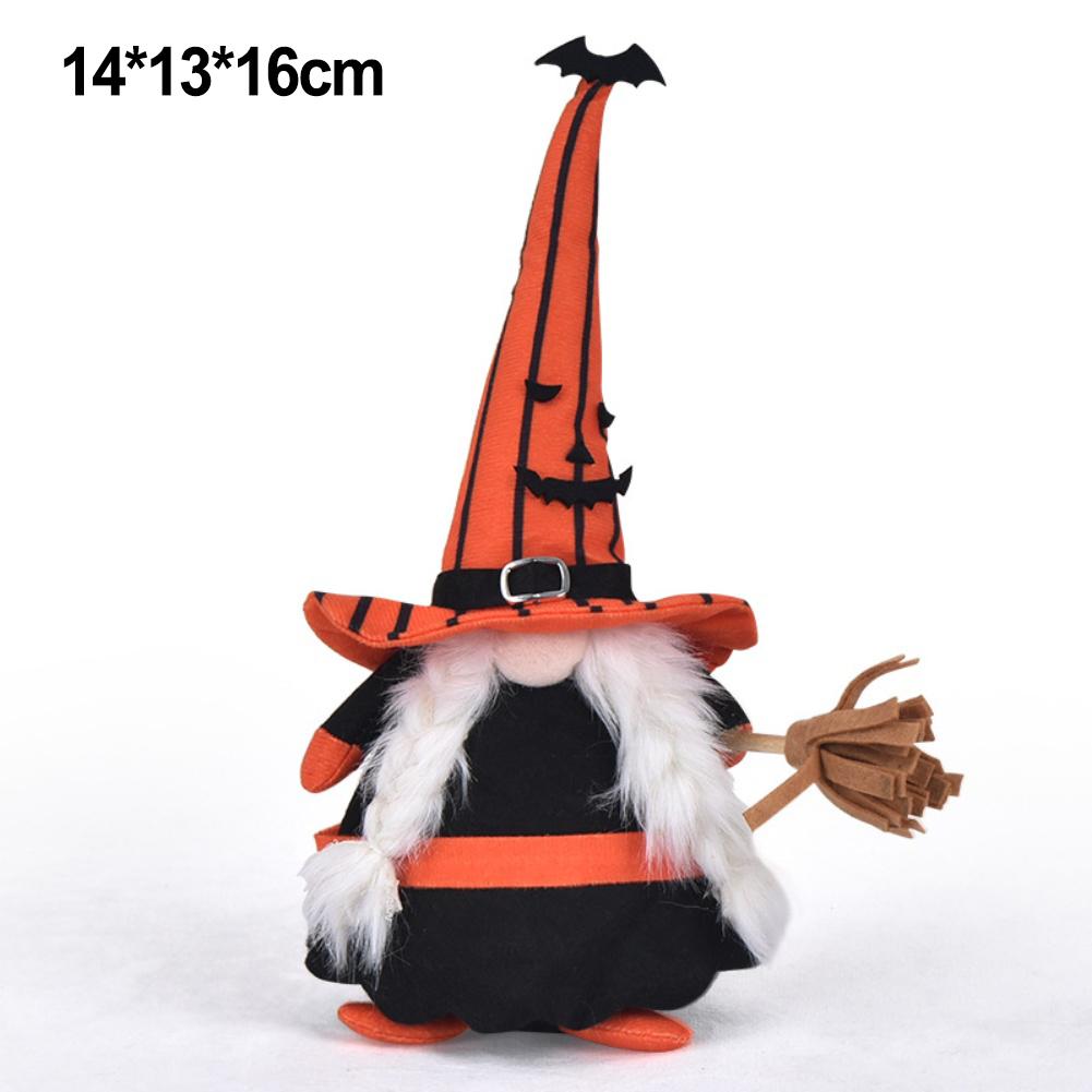 Crafted With Flocking Fabric Halloween Decorations Handcrafted Gnome