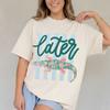 Later Gator Shirt Comfort Colors Later Gator Tshirt Teacher Summer Shirt Floral Alligator Shirt Cute Summer Graphic Tee