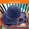 Fashionable Texture Fisherman Hat For Summer With Round Top And Wide Brim