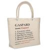 Sac de plage - PLANETEE - Gaspard Définition - Coton - Beige - Grande contenance
