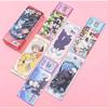 40pcs Jujutsu Kaisen Anime Peripheral Laser Ticket Bookmark Character Satoru Gojo Geto Suguru Megumi Collection Card Postcard