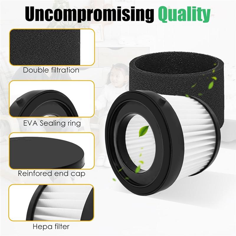 A78E-DCV5011H HEPA Filter For  20V Cordless Hand Vacuum Cleaner Parts Replacement Long Lasting Spare Accessories