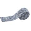 1 Yard 3cm Width Sparkling Back Glue   Rhinestone Decorative Banding Belt Silver