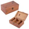 Household Vintage Wooden Sewing Box Needle Thread Storage Case Organizer DIY Sewing ToolsTaraxacum