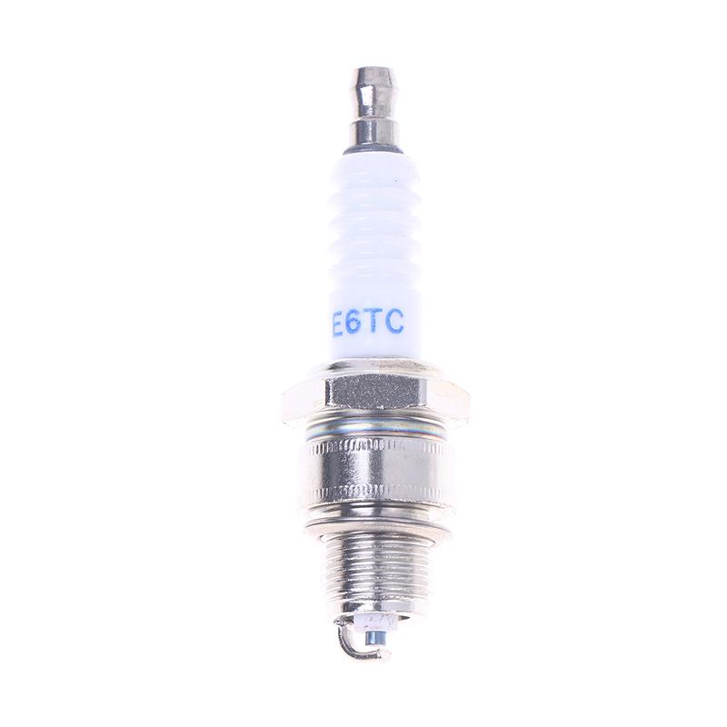 Quality Assured 1/3 Pcs E6TC Motorcycle Spark Plug; Scooter Ignition Upgrade