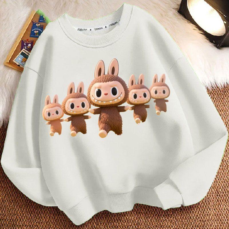 Children's Casual Round-neck Sweatshirt, Fashionable Long-sleeved Sweatshirt for Boys and Girls In Spring and Autumn