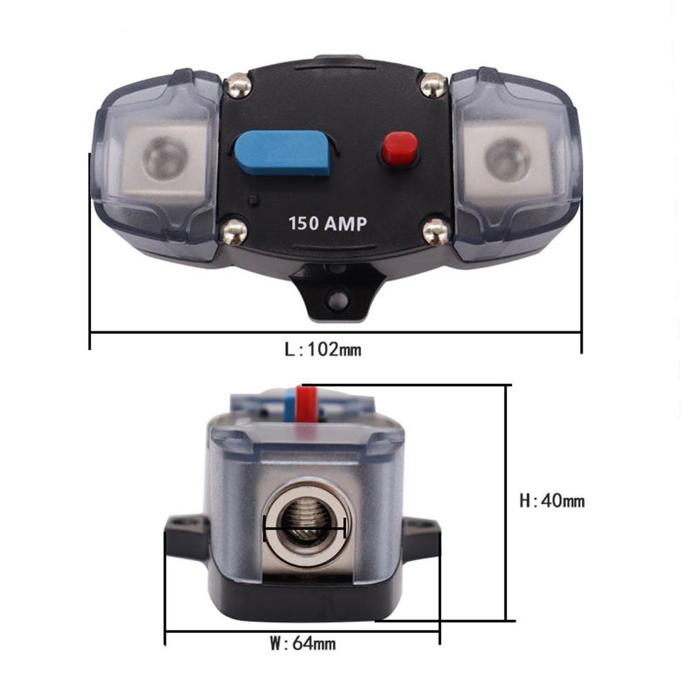 150A 200A 250A 300A Auto Circuit Breaker Fuse Reset Car RV Yacht Boat Waterproof Power Supply Protection Automotive