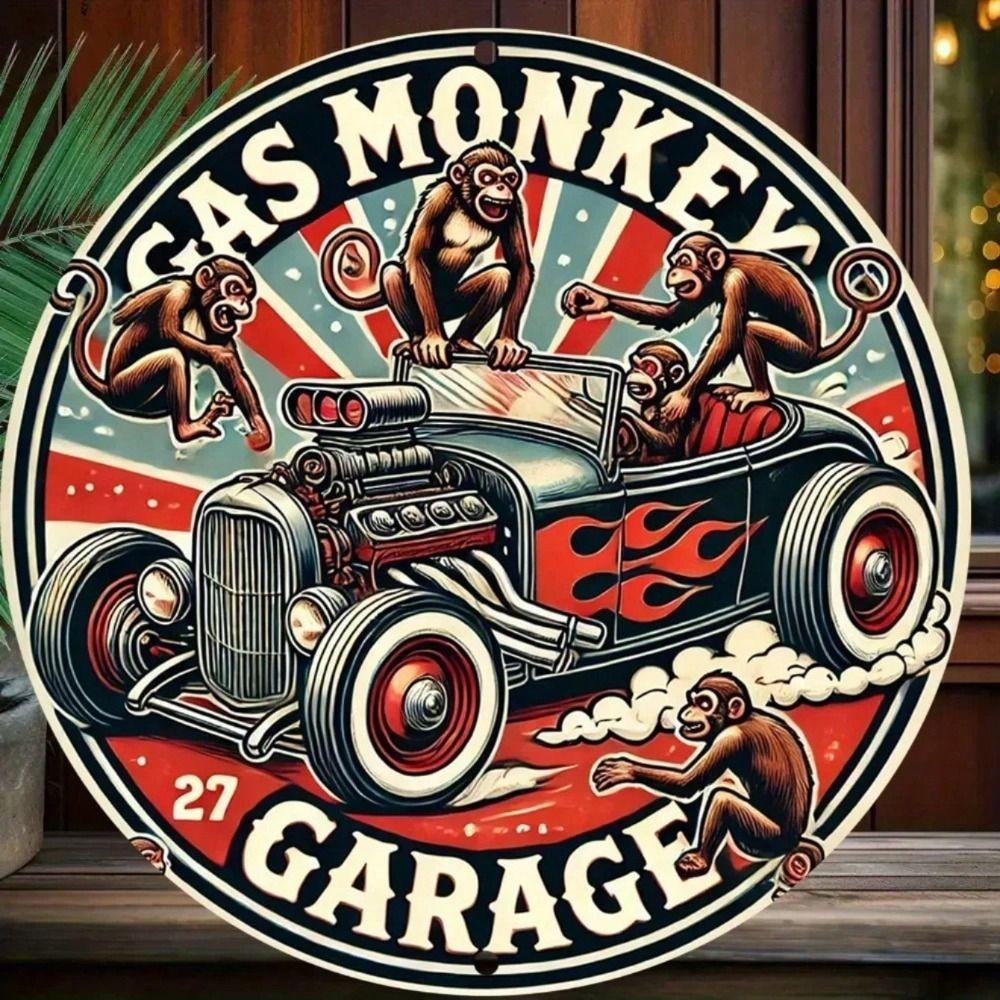 

Vintage Tin Sign Metal Wall Art Decor 20x20cm Retro Home Bar Cafe