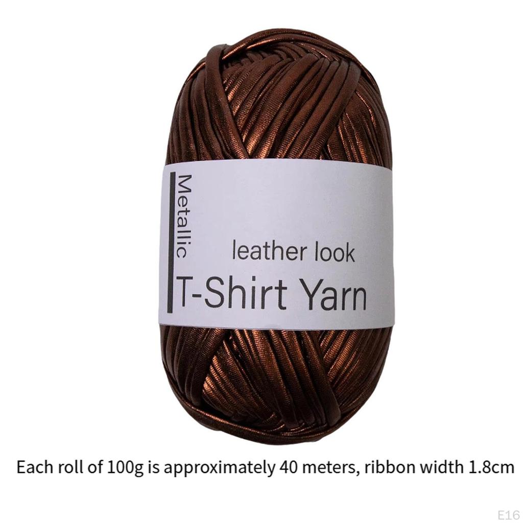 Metal T -shirt Thread, Soft Tissue Bright Fabric Thread for Blankets, Keys, Beginners