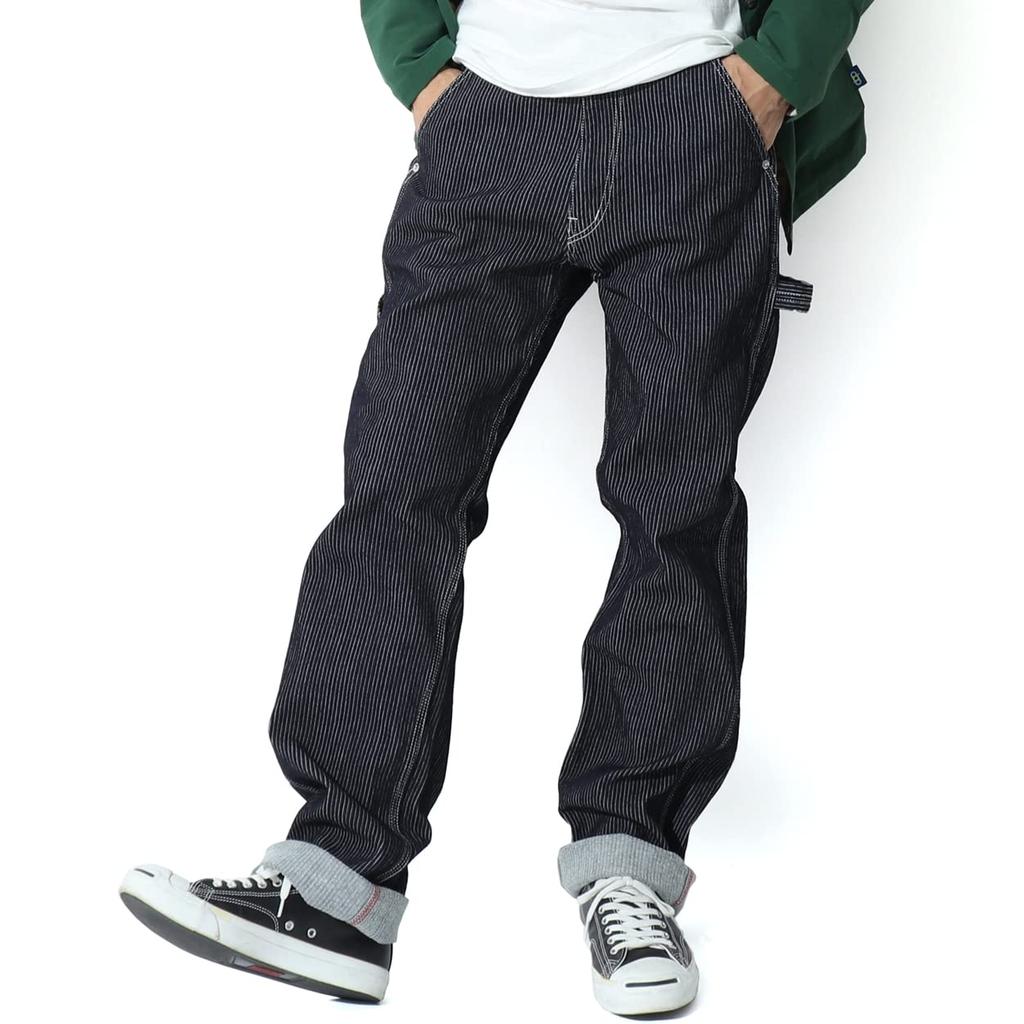 Kojima Jeans Cord Denim Painter Size 34 Men's Pants, Indigo,