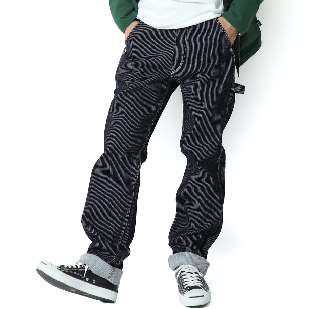 

Kojima Jeans Cord Denim Painter Size 34 Men s Pants, Indigo,