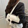 Trendy Cool Bowknot Tubular Cylindrical Pu Shoulder Bags Girly Handbag Armpit Bag Women  Design Sense Commuter Bags Gifts