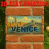 D Flat Pc Vintage Venice Italy Metal Wall Art Sign ItalianThemed Rialto Bridge Gondola Decor Durable Plaque for Home