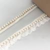 10M alb crem cu margele franjuri imitație de perle volane dantelă panglică margine draperii rochie artizanat decorare accesorii de cusut