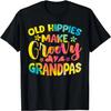 Alte Hippies Machen Coole Großväter Cool Großeltern Batik T-Shirt