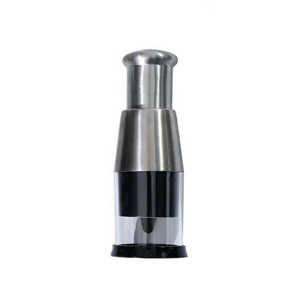 Stainless Steel Tomato Crusher Hand Press Garlic Masher Durable Manual Hand Chopper  Herbs Nuts