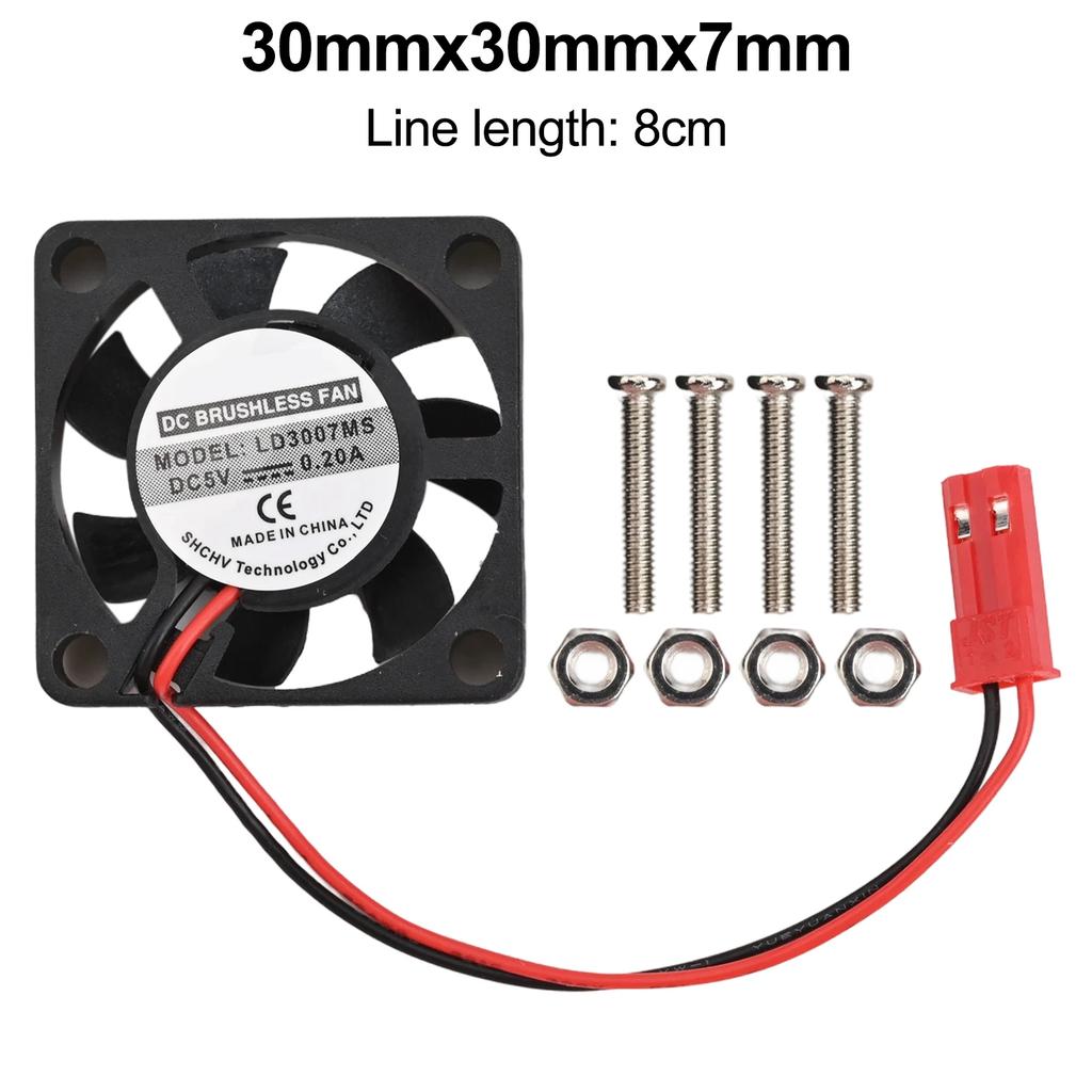 Cooling Solution 5V Cooling Fan Computer Cooling Low Noise Level Optimal Cooling Compact Size For Raspberry Pi 3