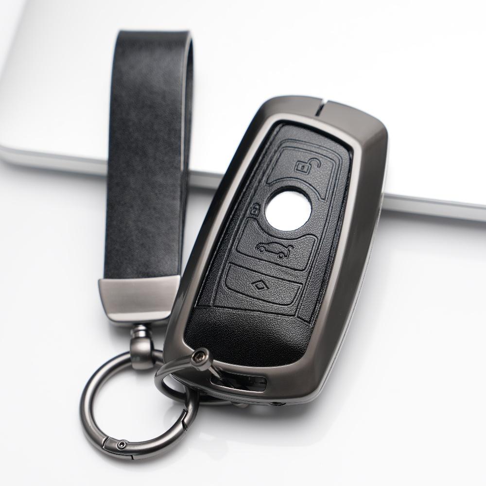 Zinc Alloy Leather For Bmw F30 F31 F32 F34 F20 F21 F07 F10 1 3 5 7 Series M3 M4 X1 X3 G01 X4 G02 X5 F15 F16 Car Key Case Cover