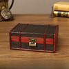 Wooden Storage Antique Box With Lock For Jewelry Cosmetics Decorations Home