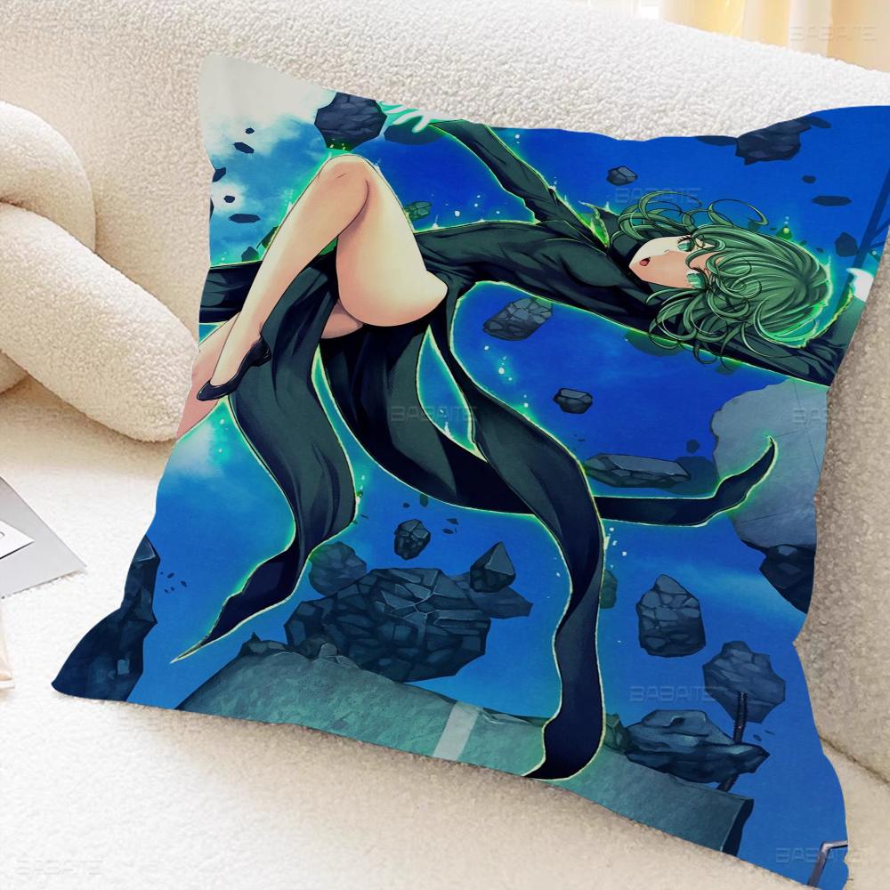Anime One Punch Man Maple Design Cushion Cover Happy Autumn Harvest Decor Holiday Decorati Pillow Cover