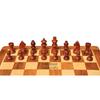 12 Inches Wooden Handmade Foldable Magnetic Chess Board Set with Magnetic Pieces and Extra Queens for 2 Players for Kids and Adults