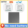 Battery-free, Waterproof, Self-powered Smart Switch; Wireless and Adhesive, Remote Control for Easy Household Use.