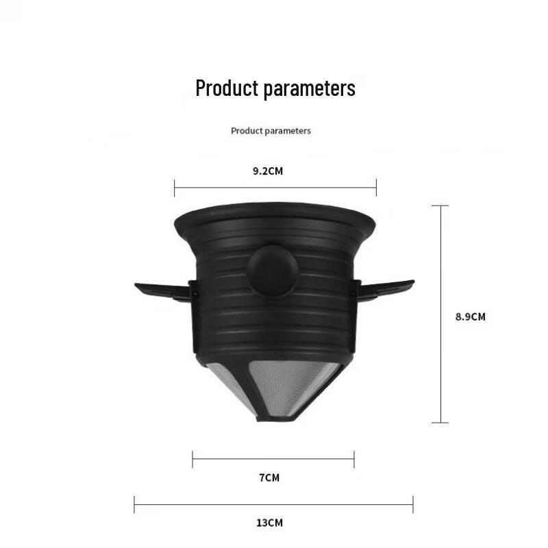 

Portable Pour-Over Coffee Filter Dripper