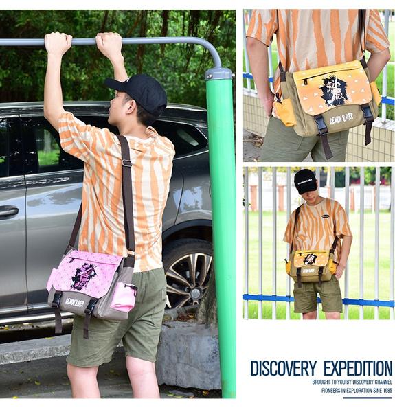 Anime Demon Slayer Messenger Bag ONE PIECE School Bag Backpack