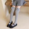 New Kids Girls Bow Long Socks Spring Autumn Cotton Over The Knee High Socks Cute Baby Lolita Stockings