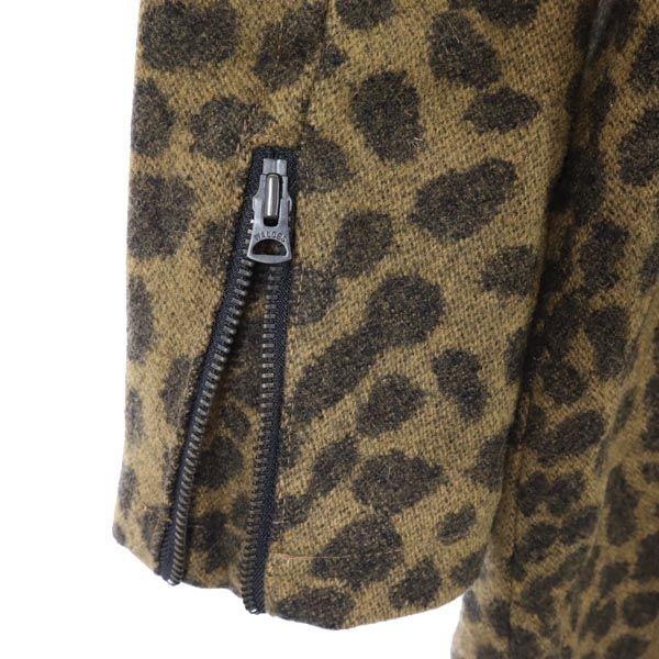 HYSTERIC GLAMOUR wool blend Animal Pattern No color coat M Brown Women Used