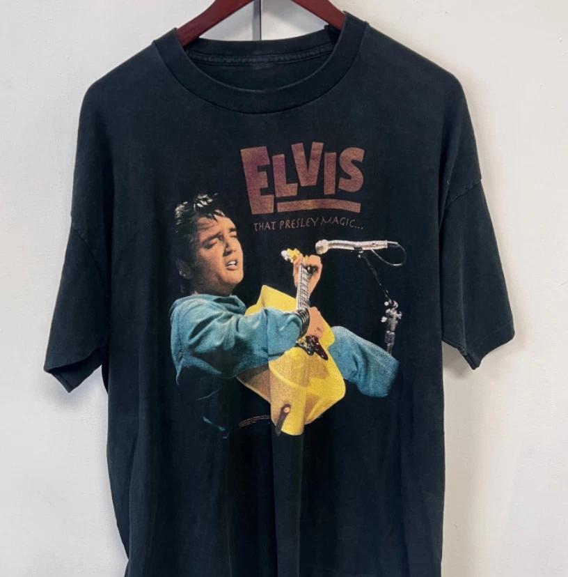 Elvis Presley That Presley Magic 1996 Vintage T-Shirt Rock Concert Tee S-5XL 3XL
