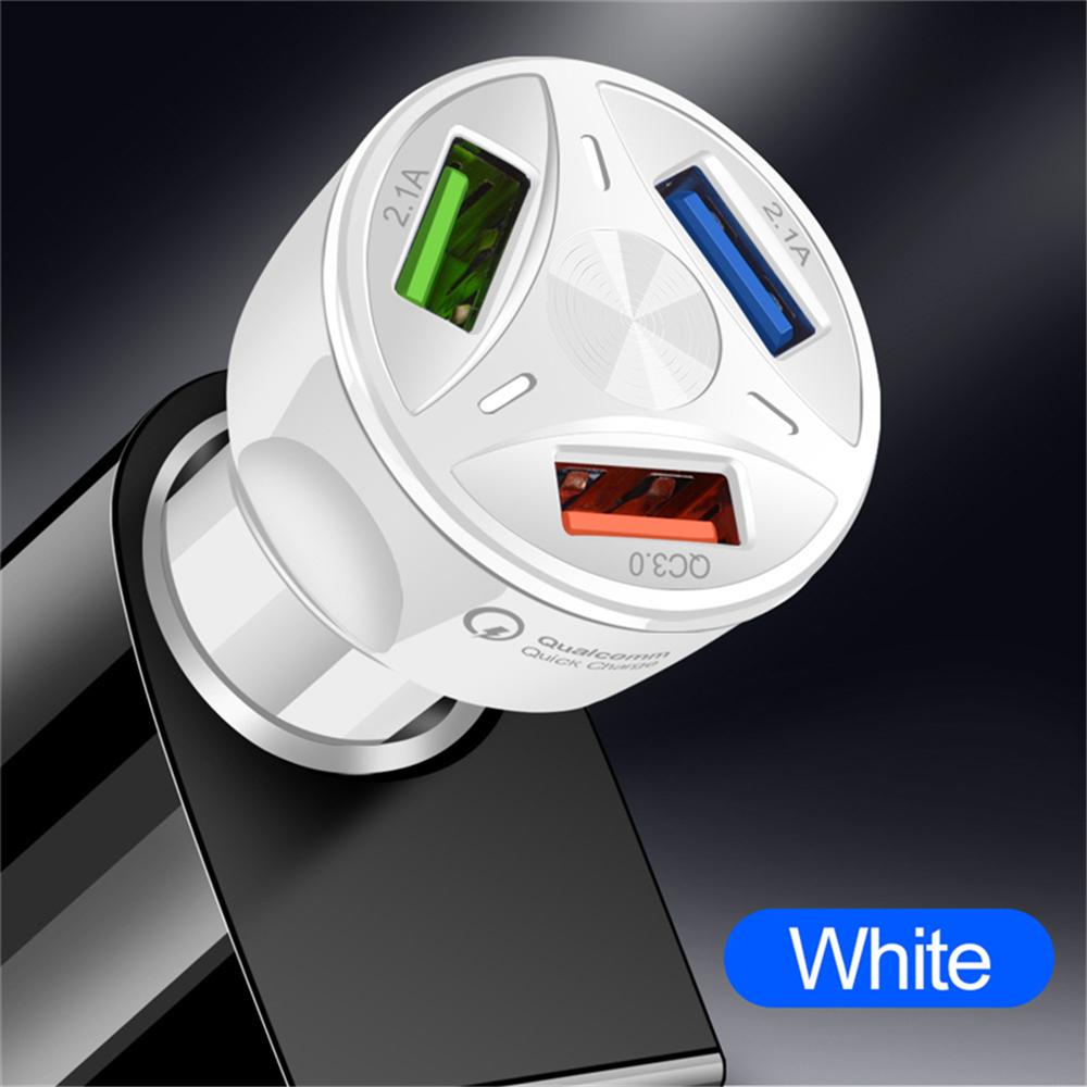 Auto-Zigarettenanzünder Universell 7A 48W USB-Autoladegerät Zigarettenanzünder-Verteiler 3 Ports Schnellladung 3.0 Schnellladeanschlüsse