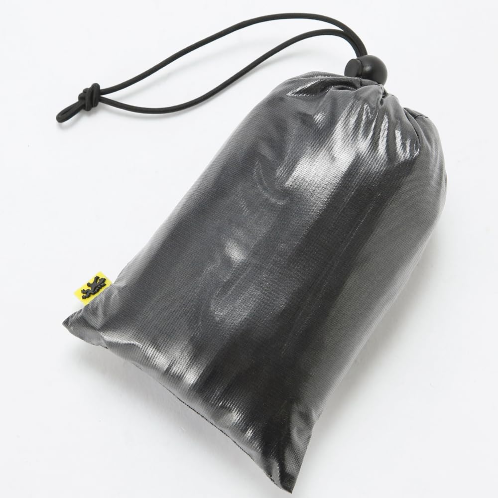Kapelmuur Cycling Rain Clear Rain with Storage Size L Jacket, Jacket, 2-Way Stretch, Bag, Black,