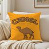 Luxury Vintage Brand CCamelES Cushion Cover Linen Pillowcase Soft  for Sofa Bed Home Room Decor