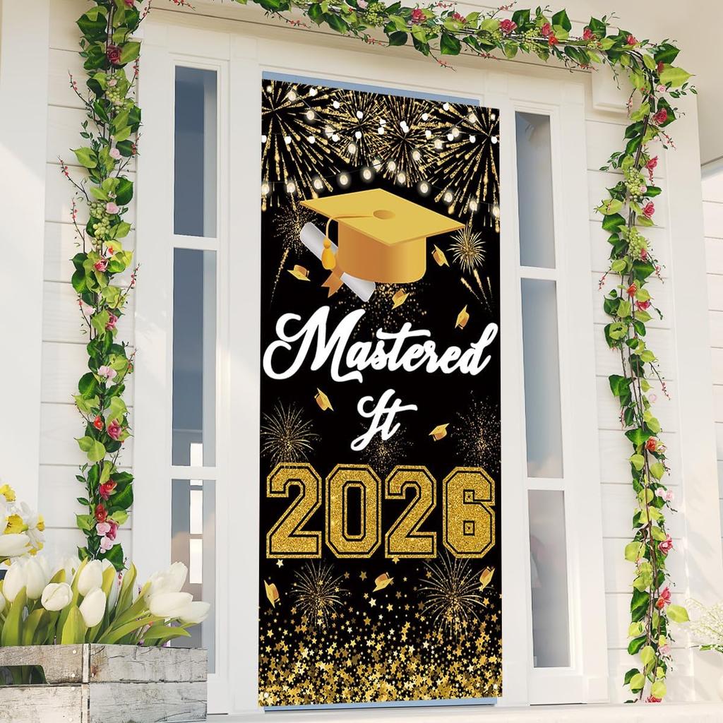 Graduation Decorations Class of 2026 Congratulations Grad Decor Mastered It Graduation Party Masters Decorations