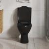 Toiletbril met Soft-Close Mechanisme en Snelbevestiging Zwart
