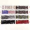 New 3D Metal Plaid Logo Performance Rear Trunk Badge Emblem Sticker Decals For Tesla Model 3 Y X S Car Styling Accessories