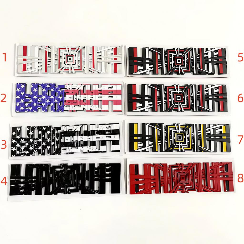 New 3D Metal Plaid Logo Performance Rear Trunk Badge Emblem Sticker Decals For Tesla Model 3 Y X S Car Styling Accessories