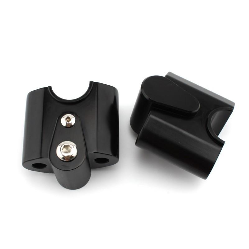 BMW R18 Custom Handlebar Risers Relocation Kit Chrome Finish Comfort Grip Mount Dreamer Edition