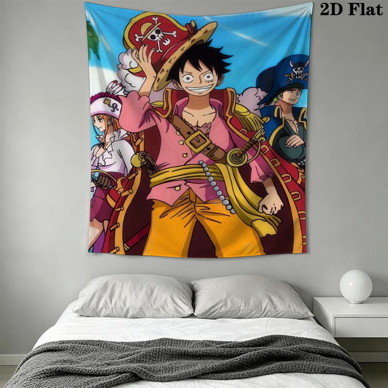One Piece Wall Tapestry Aesthetic Wall Hanging Printed Fabric Blanket Decorative Tapestries for Bedroom Living Room Home Decor