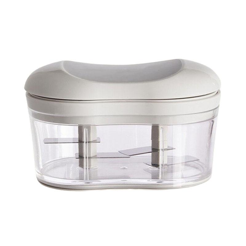 Manual Garlic Press Chopper Hand-pull Garlic Mincer For Home Kitchen Multi-functional Labor-saving Small Food Grinder