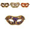 Mysterious Angel Halloween Masquerade Party Men's Mask Plush Cloth Half Face Mask With Fabric Edges