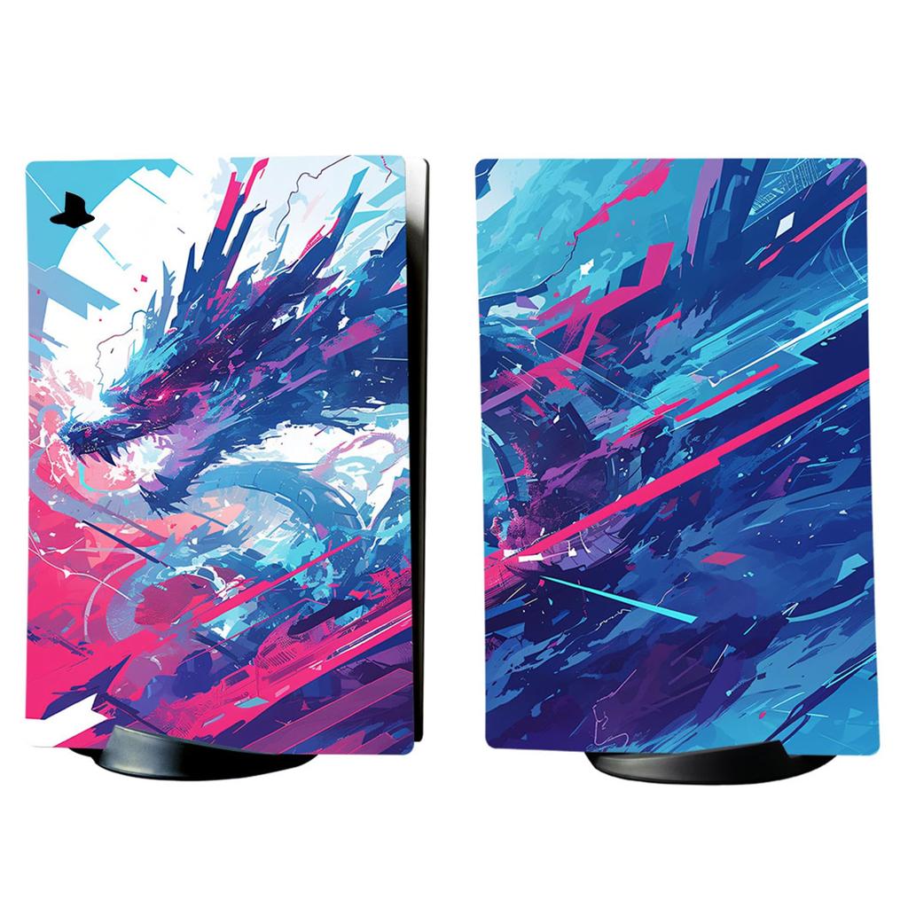 Klistremerke klistremerke for PlayVital ps5-konsoll klistremerke vinylklistremerke for ps5-kontroller ladestasjon headset fjernkontroll (digital versjon), & & &