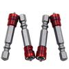 Screwdriver Bits Red Head Magnet Driver Hex Shank with Magnetizer Cross Magnetic Bit Hand Electric Screw Tool Accessories